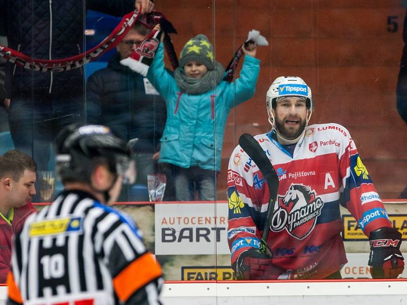 Hokejová extraliga: Mountfield HK - HC Dynamo Pardubice.