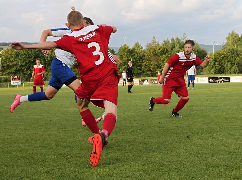 Vrchlabí B - Kopidlno, rozhodovaly penalty