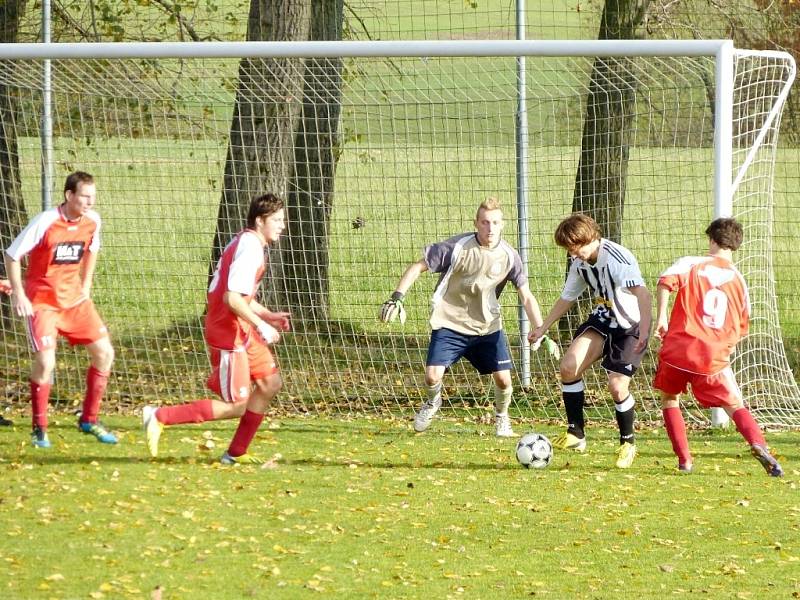 Krajská fotbalová I. A třída: TJ Start ZD Ohnišov - FK Vysoká nad Labem.