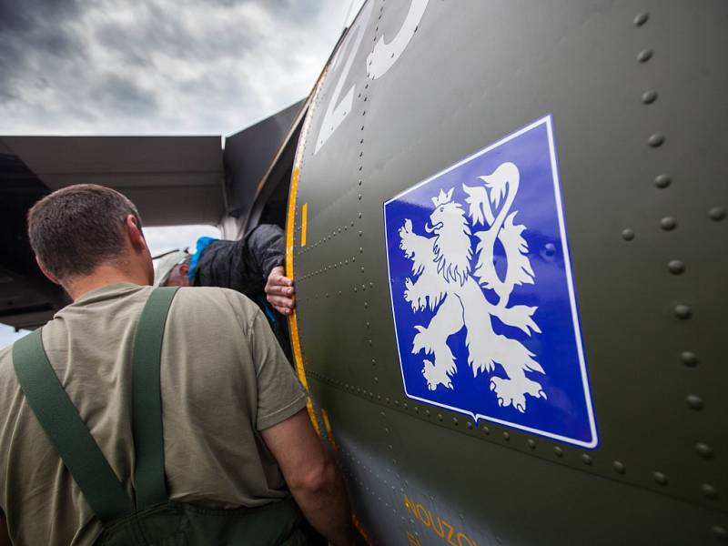 Akce Open Skies for Handicapped na královéhradeckém letišti.