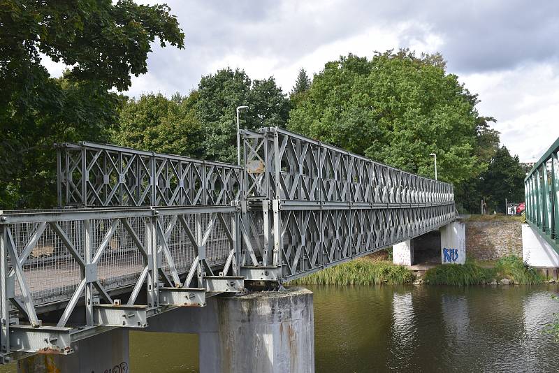 Most Bailey Bridge na Slezském Předměstí čeká příští rok generální oprava.