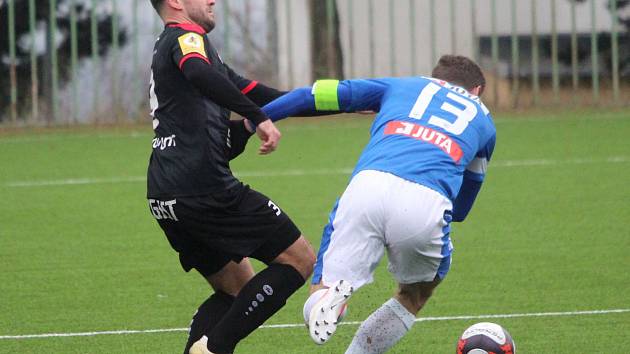 Zimní fotbalová Tipsport liga: FC Slovan Liberec - FC Hradec Králové.