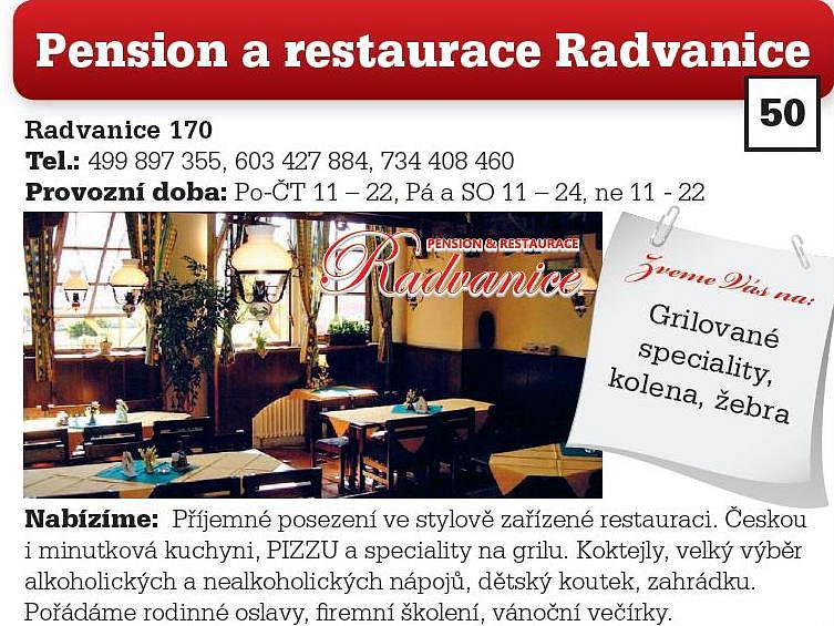 Pension a restaurace Radvanice
