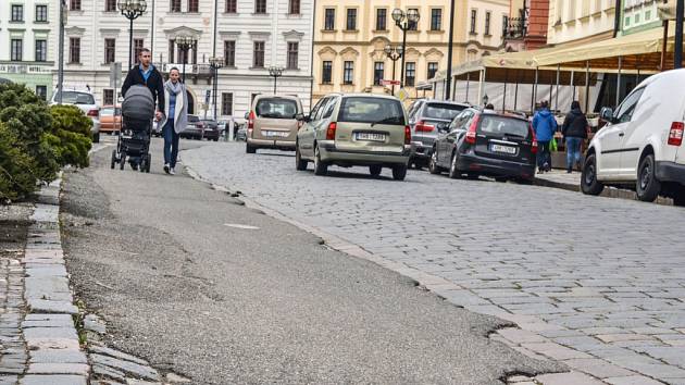 Velké náměstí v Hradci Králové.