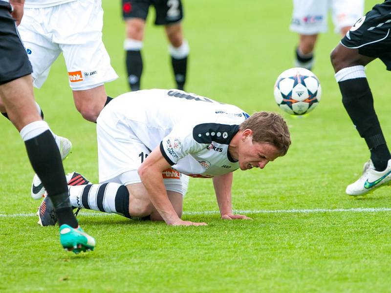 Fotbalová Synot liga: FC Hradec Králové - SK Slavia Praha.