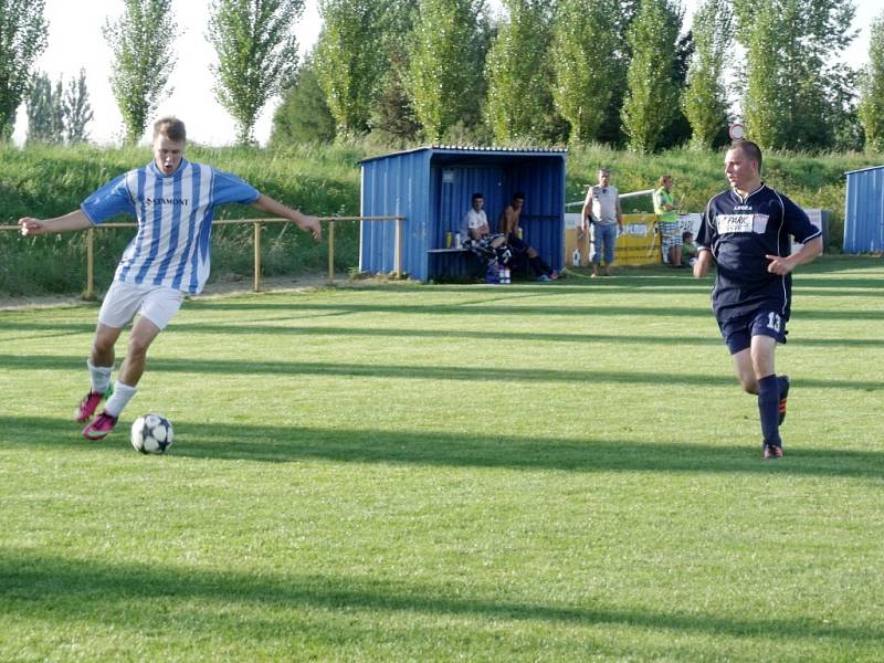 Krajská fotbalová I. B třída, skupina D: TJ Slavoj Předměřice nad Labem - TJ Baník Vamberk.