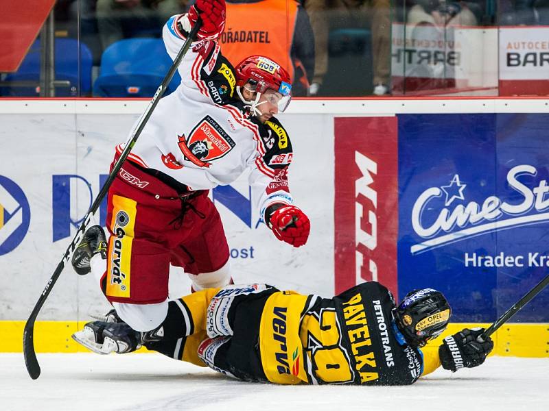 Hokejová extraliga: Mountfield HK - HC Verva Litvínov.