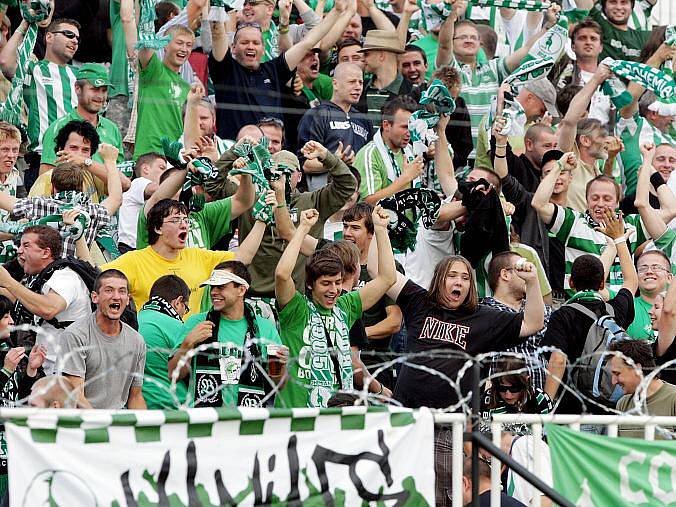 Zápas FC Hradec Králové - FC Bohemians 1905 (26. července 2010).