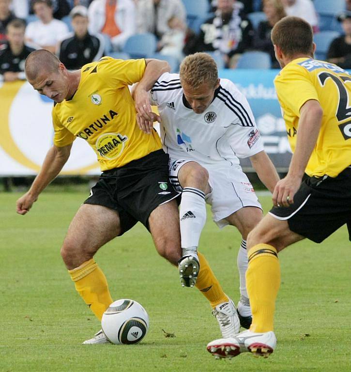 Zápas FC Hradec Králové - FC Bohemians 1905 (26. července 2010).