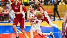 Ženská basketbalová liga - semifinále play off: Sokol Hradec Králové - Basketball Nymburk.