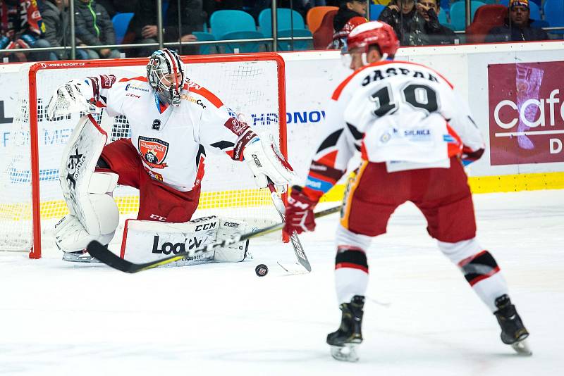 Hokejová extraliga: Mountfield HK - BK Mladá Boleslav.