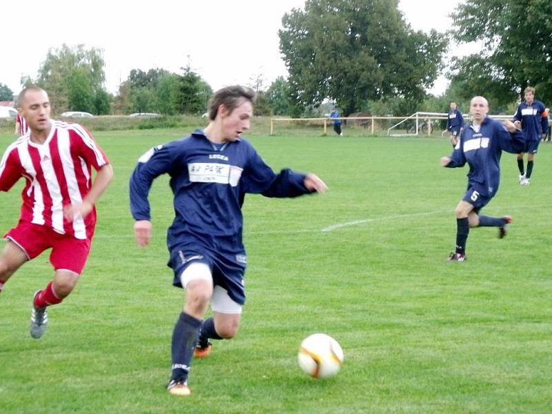 Krajská fotbalová I. B třída, skupina A: TJ Slavoj Předměřice nad Labem - FK Kopidlno.