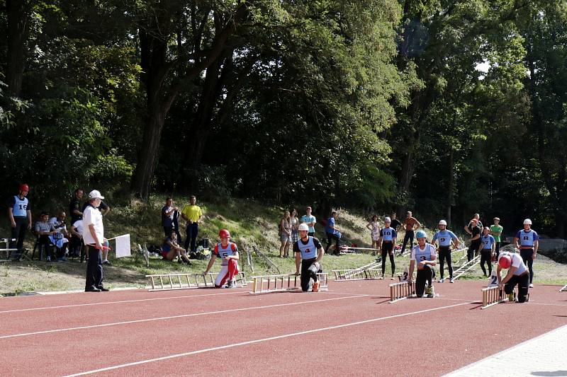 Memoriál Josefa Romportla a Vlastimila Málka v disciplínách požárního sportu na stadionu HZS Královéhradeckého kraje.