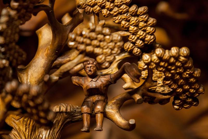 Proboštův betlém v Třebechovickém muzeu betlémů - dřevěný unikát po kompletní rekonstrukci.
