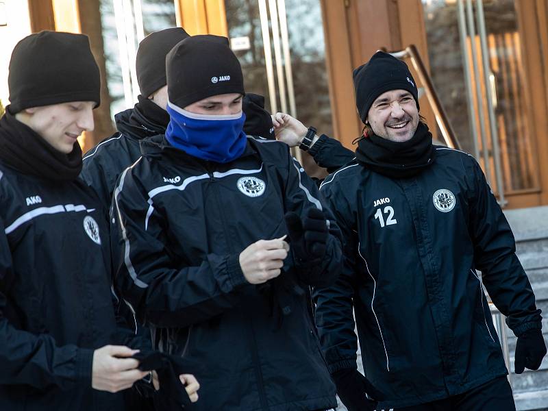 Soustředění fotbalistů FC Hradec Králové ve Špindlerově Mlýně.