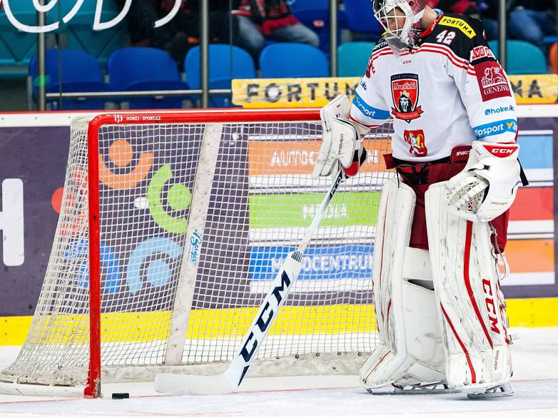 Hokejová extraliga: Mountfield HK - HC Verva Litvínov.