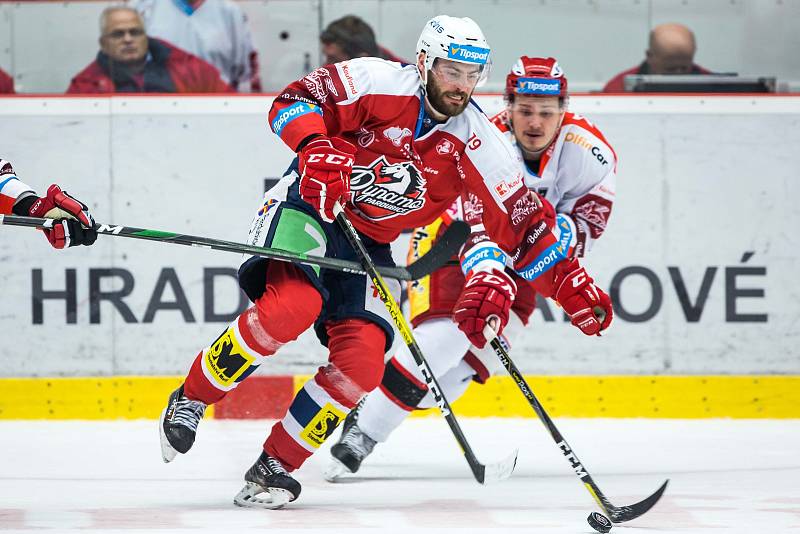 Hokejová extraliga: Mountfield HK - HC Dynamo Pardubice.