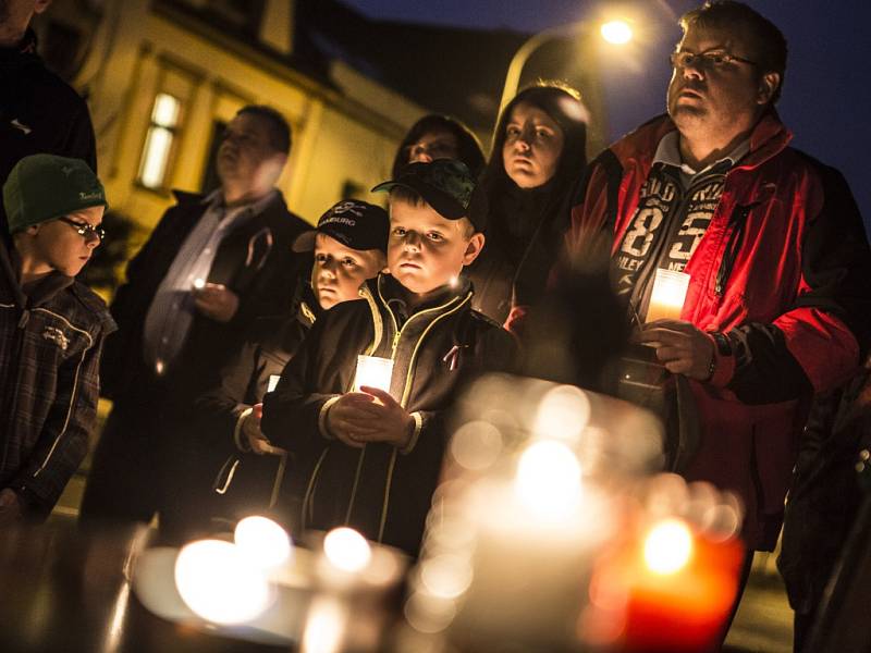 Vzpomínka na 17. listopad a Václava Havla v Hradci Králové.