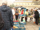 Farmářské trhy v Gayerových kasárnách v Hradci Králové.