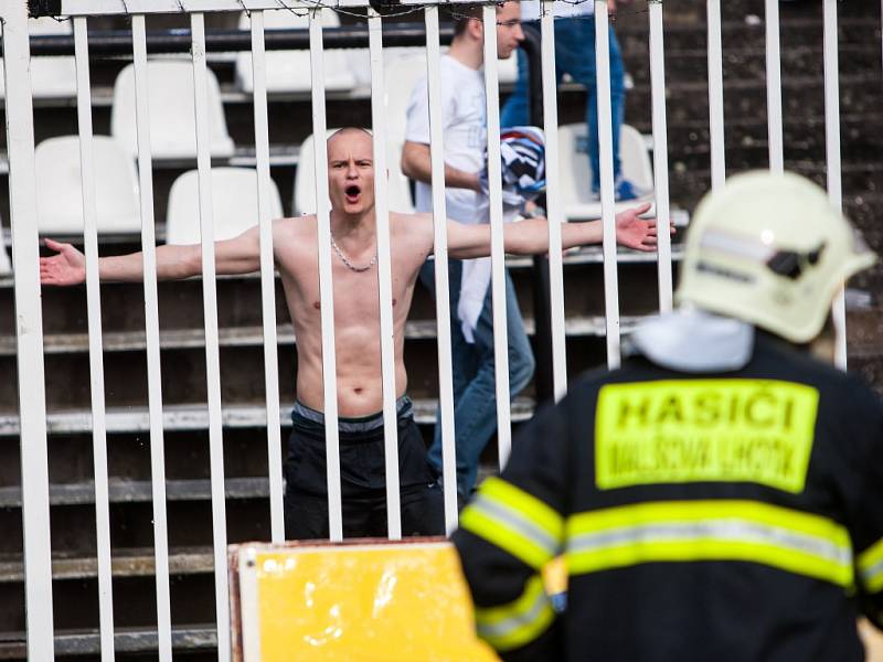 Fotbalová Synot liga: FC Hradec Králové - FC Baník Ostrava.