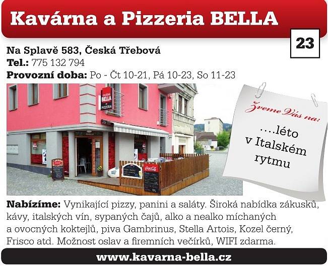 Kavárna a Pizéria Bella
