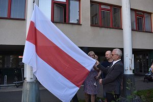 O vyvěšení běloruské vlajky rozhodli minulý týden hradečtí zastupitelé.