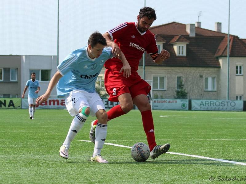 Česká fotbalová liga: FK Slavoj Vyšehrad - SK Převýšov.