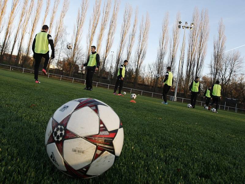 Zimní příprava fotbalistů FC Hradec Králové.