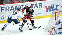 Čtvrtfinále play off hokejové extraligy: Mountfield HK - Bílí Tygři Liberec.