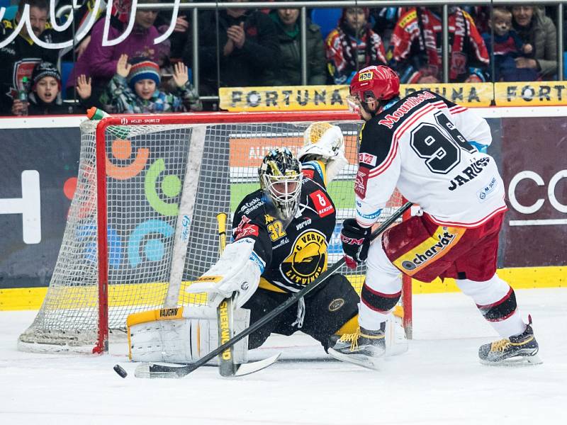 Hokejová extraliga: Mountfield HK - HC Verva Litvínov.