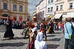 Královna Eliška navštívila Hradec, chystá se ohňostroj