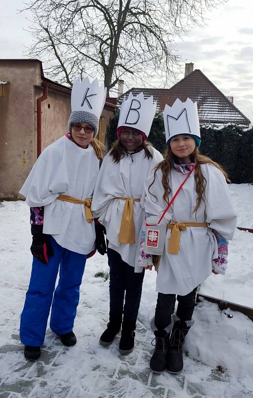 Sousedská koleda aneb Tříkrálová sbírka v Chlumci nad Cidlinou.