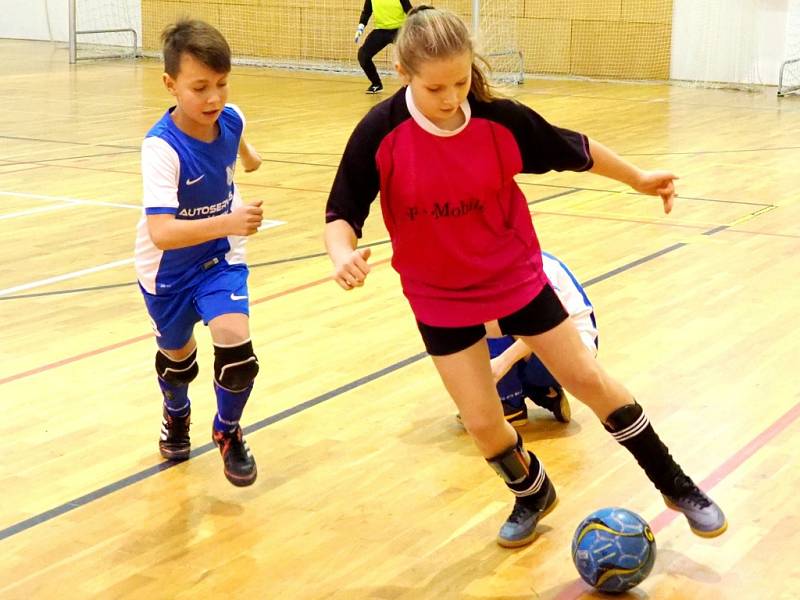 SportFotbal halový okresní přebor starších přípravek.