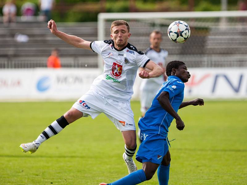 Fotbalová Synot liga: FC Hradec Králové - FC Baník Ostrava.