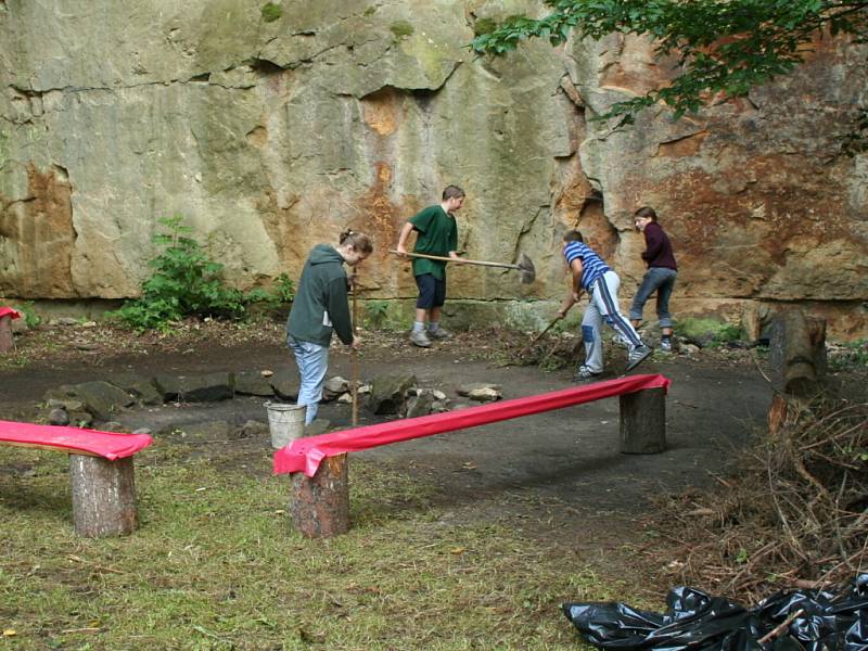 Lvíčata, letní tábor na Zlaté skále 2007