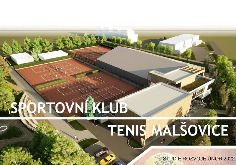 Modernizace a přístavby za víc než 100 milionů plánuje sportovní klub v tenisové areálu na okraji hradeckých Malšovic.