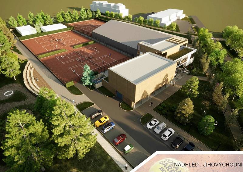 Modernizace a přístavby za víc než 100 milionů plánuje sportovní klub v tenisové areálu na okraji hradeckých Malšovic.