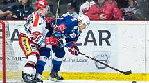 Čtvrtfinále play off hokejové extraligy: Mountfield HK - HC Kometa Brno.