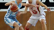 Basketbal, ŽBL: Hradec Králové - Karlovy Vary. (Sobota 23. října 2010)