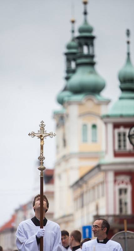 Oslavy 350 let biskupství v Hradci Králové.