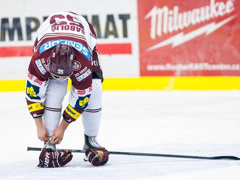 Hokejová extraliga - play off České pojišťovny - 4. zápas čtvrtfinále: Mountfield HK - HC Sparta Praha.