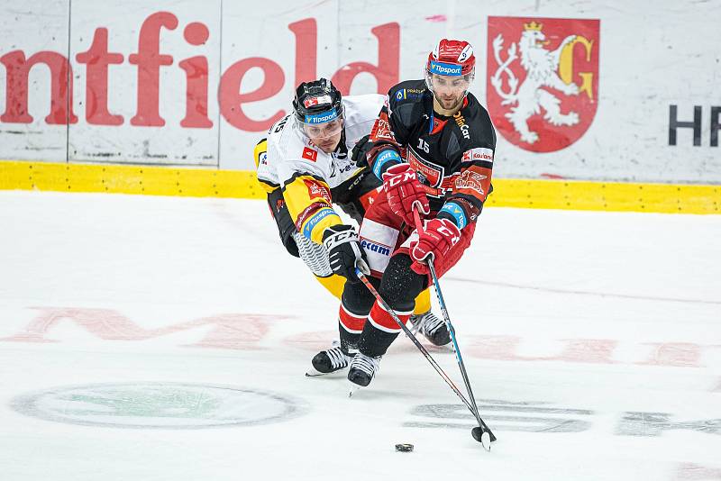 Generali play off Tipsport extraligy - osmifinále: Mountfield HK - HC Verva Litvínov.