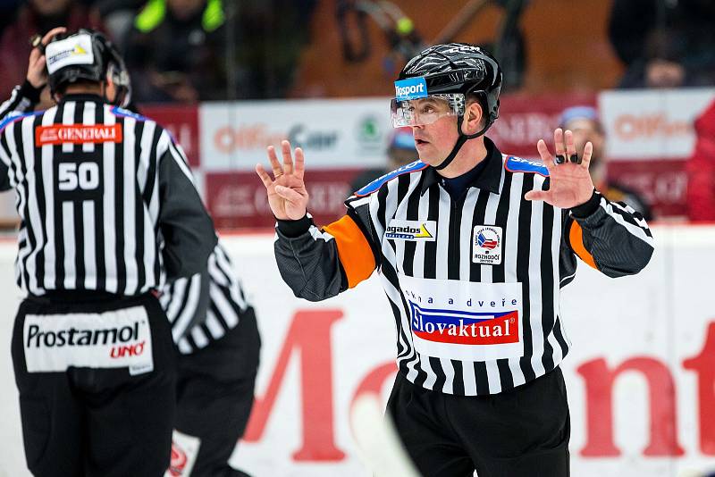 Hokejová extraliga: Mountfield HK - HC Sparta Praha.