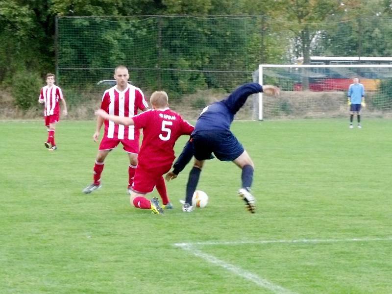 Krajská fotbalová I. B třída, skupina A: TJ Slavoj Předměřice nad Labem - FK Kopidlno.