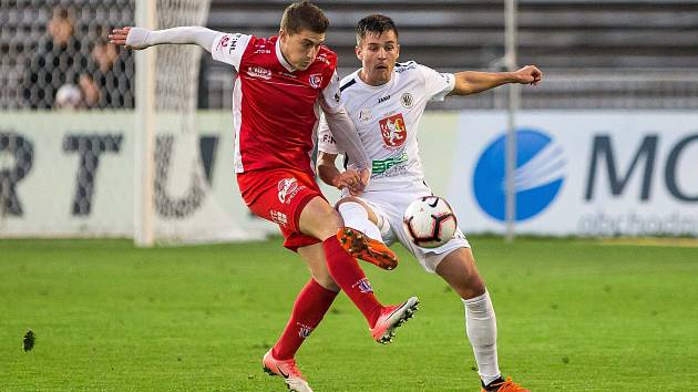 Fotbalová FORTUNA:NÁRODNÍ LIGA: FC Hradec Králové - FK Pardubice.