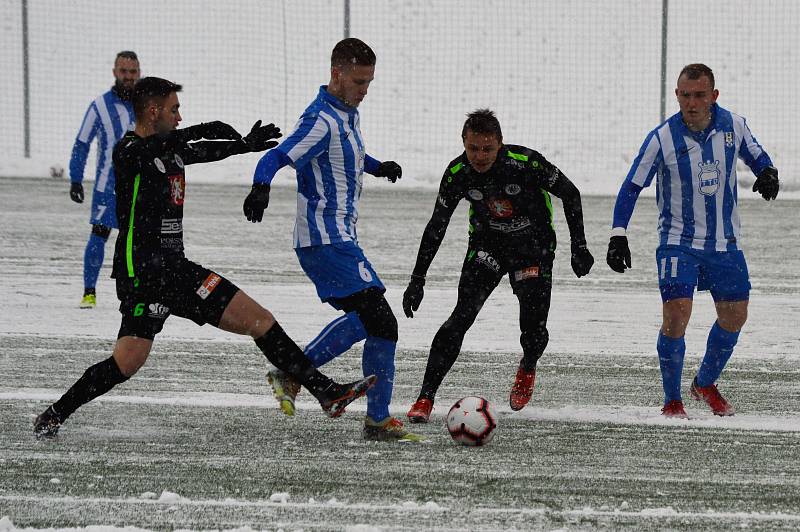Zimní příprava fotbalistů: FC Hradec Králové - FK Dobrovice.