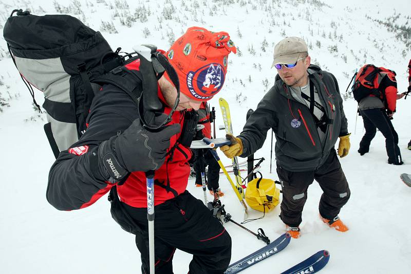 Cvičení horské služby 3. března 2009