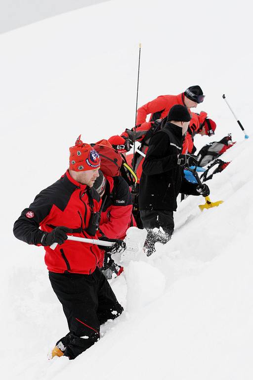 Cvičení horské služby 3. března 2009