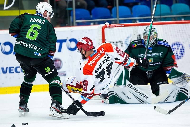 Hokejová extraliga: Mountfield HK - HC Energie Karlovy Vary.