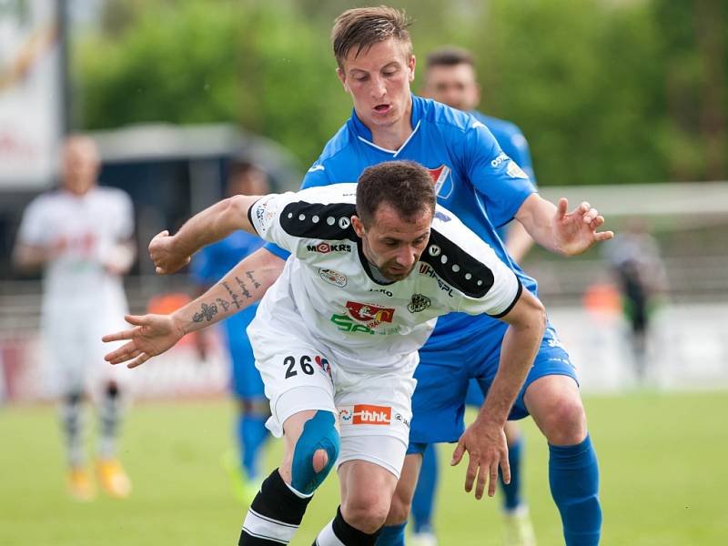 Fotbalová Synot liga: FC Hradec Králové - FC Baník Ostrava.